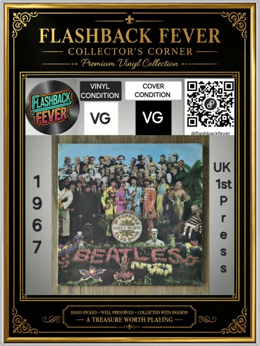 BEATLES•Sgt. Pepper's Lonely Hearts Club Band•1967 UK Mono (PMC 7027) 1st Press - Picture 2 of 15